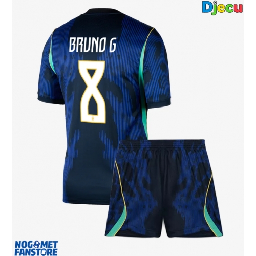 Brazil Bruno Guimaraes #8 Gostujuci Dres za djecu SP 2026 Kratak Rukav (+ Kratke hlače)